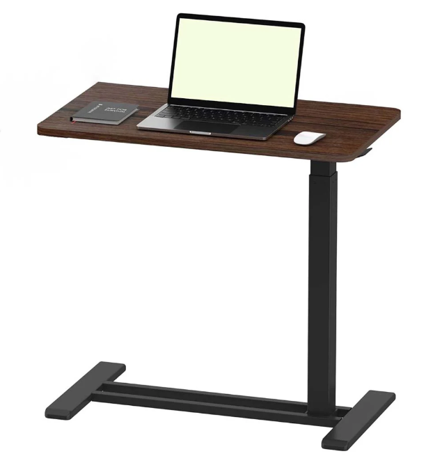 Hidden Casters Adjustable Bedside Table