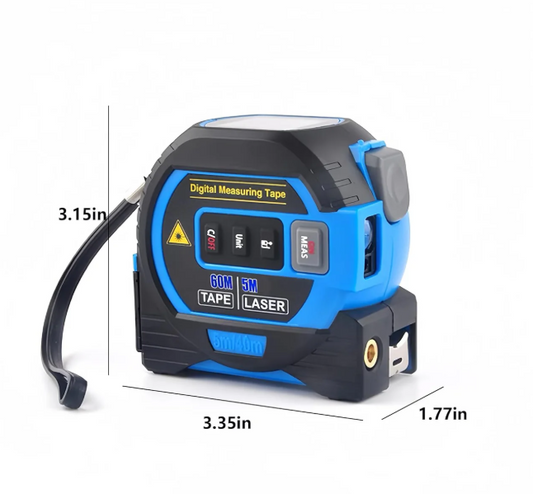Portable 3-in-1 Infrared Laser Tape Measuring