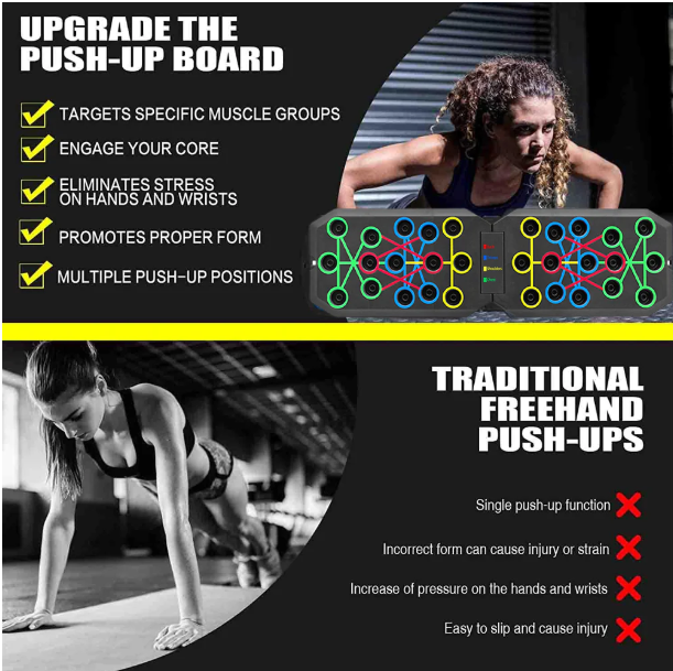Foldable Push Up Board