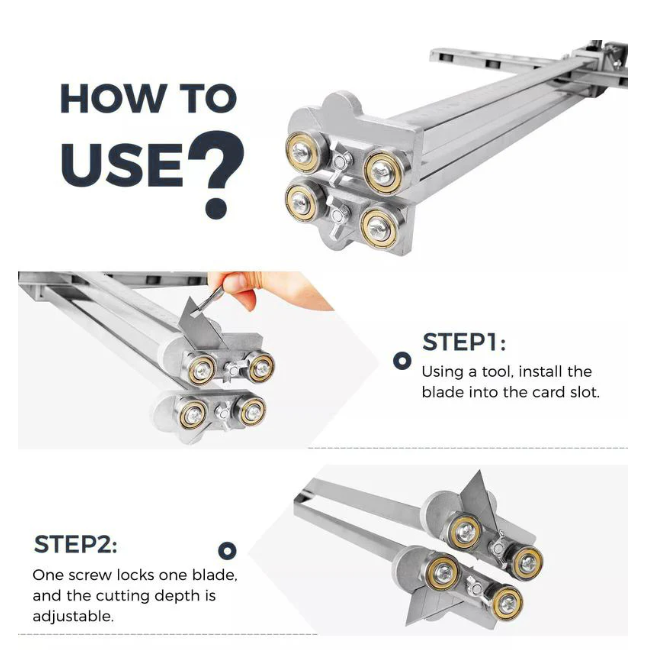 Foldable Drywall Cutting Tool