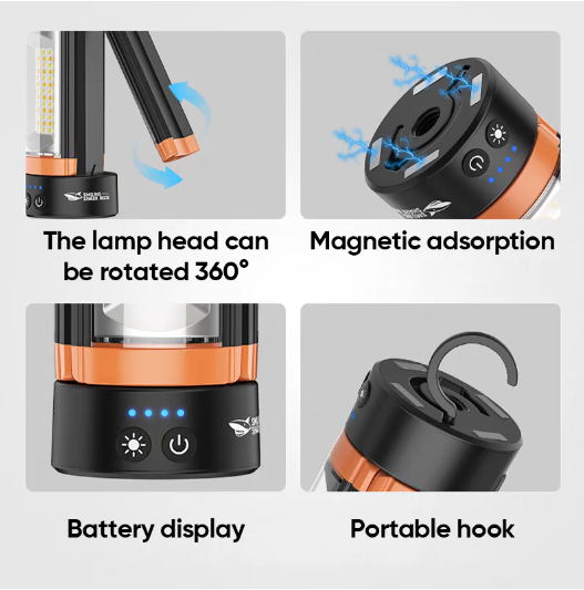 Upgraded Portable Camping Light with Bracket