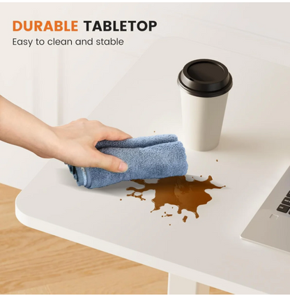 Hidden Casters Adjustable Bedside Table