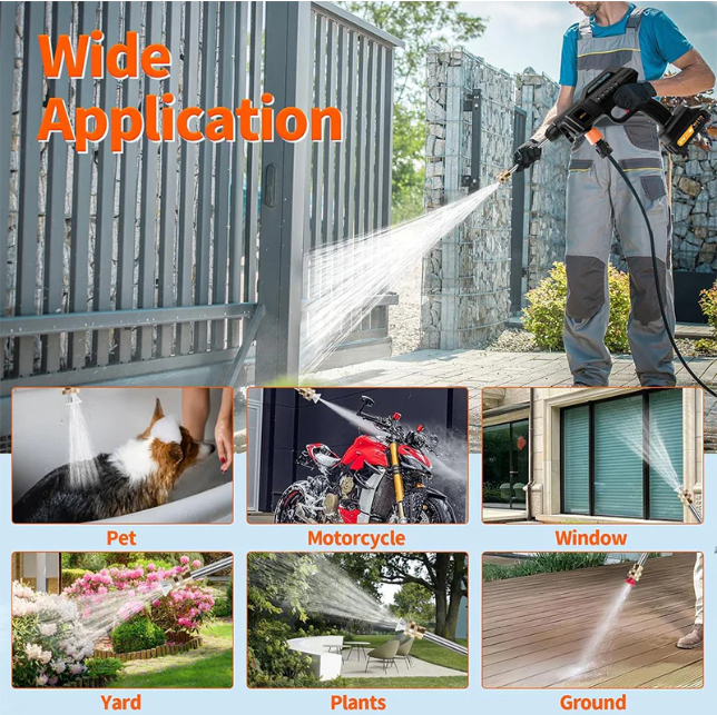 Portable Cordless Pressure Washer