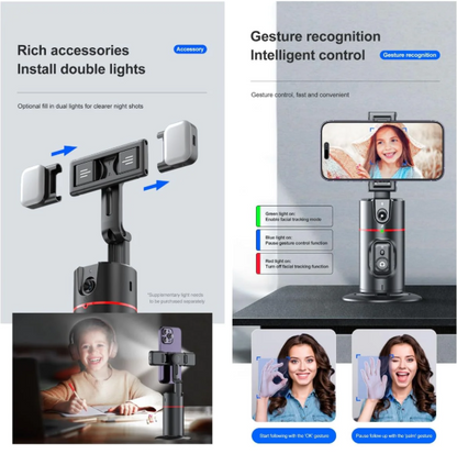 Auto Face Tracking Tripod Remote Control