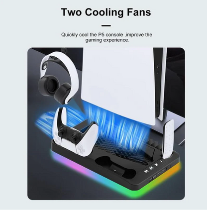 Charging Base Cooling Bracket for Dual PS5
