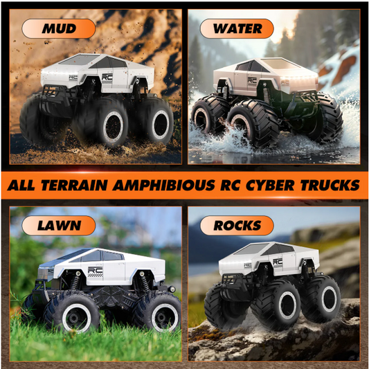 Remote Control Waterproofing Car Monster Truck Toys