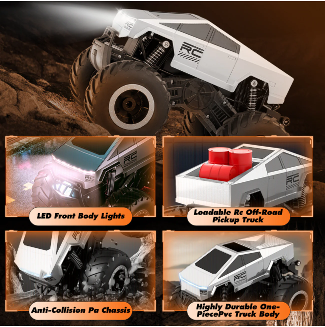 Remote Control Waterproofing Car Monster Truck Toys