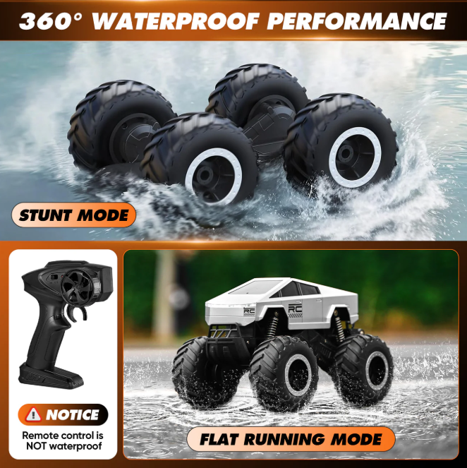 Remote Control Waterproofing Car Monster Truck Toys