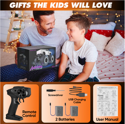 Remote Control Waterproofing Car Monster Truck Toys