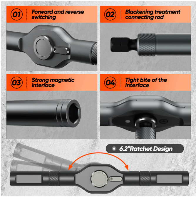 42 in 1 Magnetic Screwdriver Set
