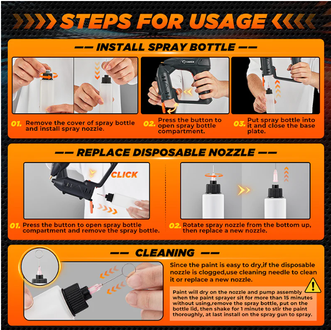 Cordless Electric Paint Sprayer