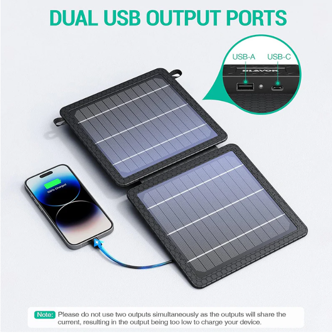10W Fast Charging Portable Solar Charger