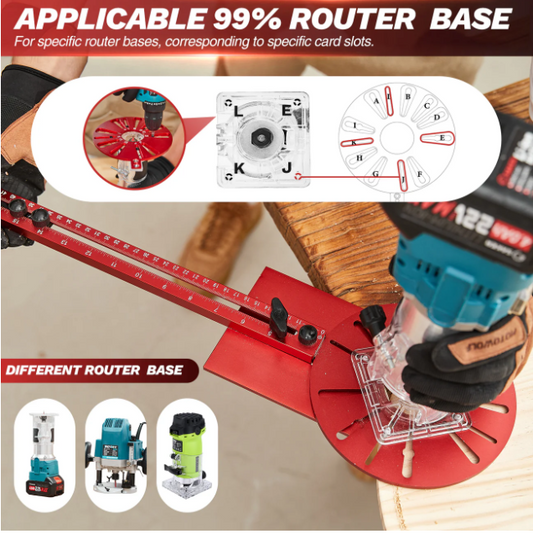 Upgraded Router Milling Groove Bracket
