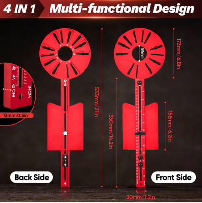 Upgraded Router Milling Groove Bracket