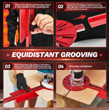 Upgraded Router Milling Groove Bracket