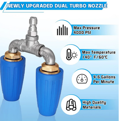 Dual/Triple Turbo Nozzle Pressure Washer