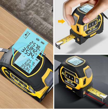 Portable 3-in-1 Infrared Laser Tape Measuring