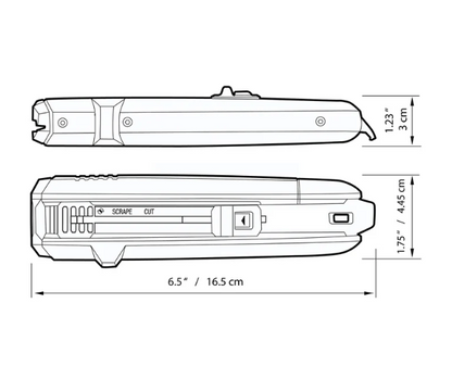2 in 1 Scraper Utility Knife
