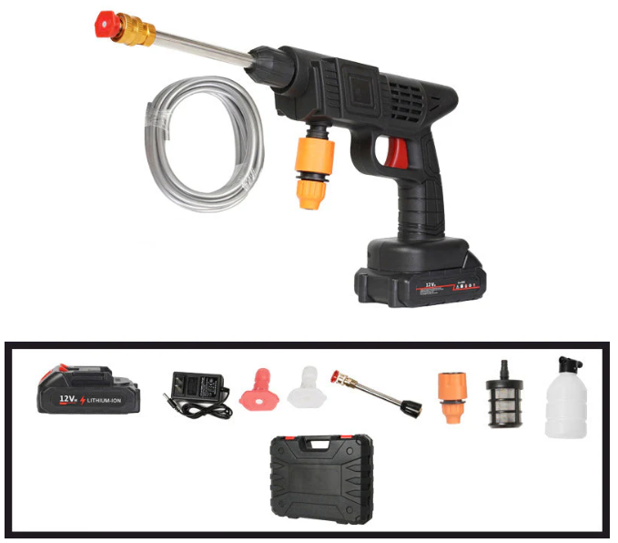 Cordless Portable High Pressure Spray Water Gun