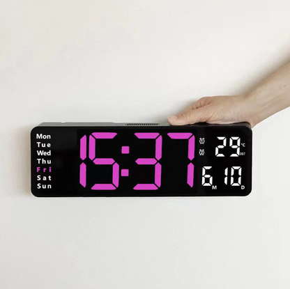 Upgraded Digital Wall Clock Large Display