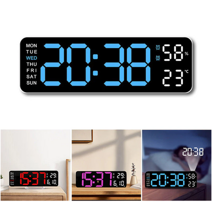 Upgraded Digital Wall Clock Large Display