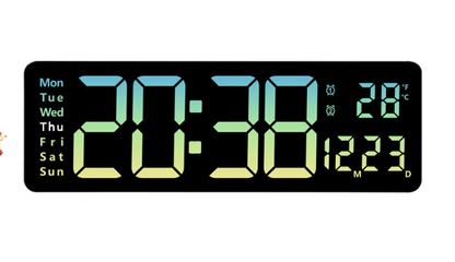 Upgraded Digital Wall Clock Large Display