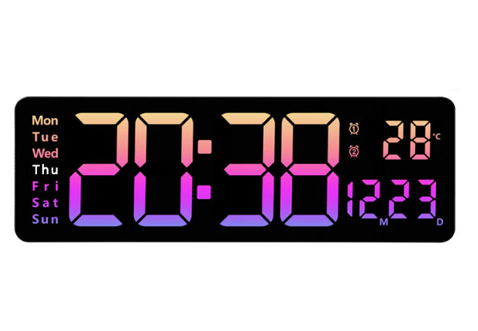 Upgraded Digital Wall Clock Large Display