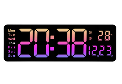 Upgraded Digital Wall Clock Large Display