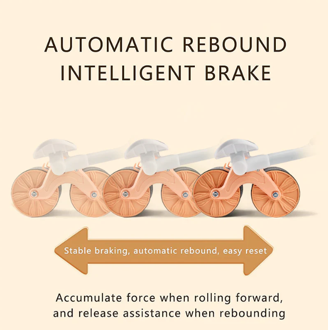 Effective Abdominal Workout - Automatic Rebound Abdominal Wheel