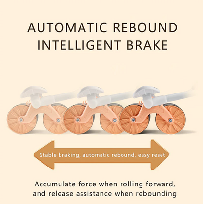 Effective Abdominal Workout - Automatic Rebound Abdominal Wheel