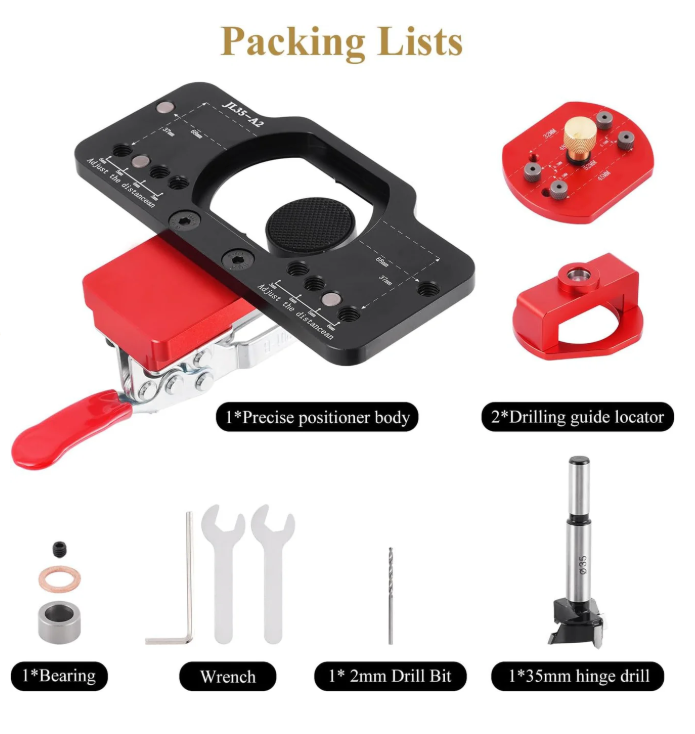Aluminum Alloy Hinge Boring Drill Guide Jig