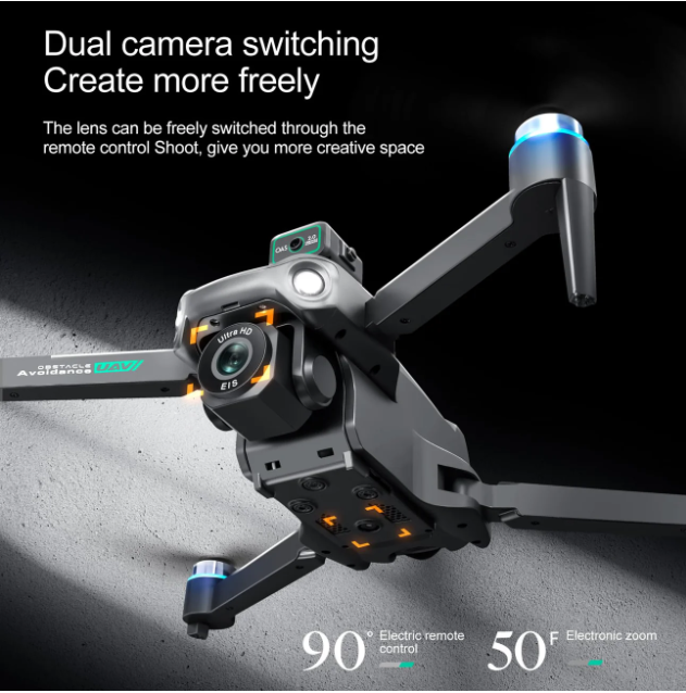 GPS Drone with 8K UHD EIS Camera for Adults