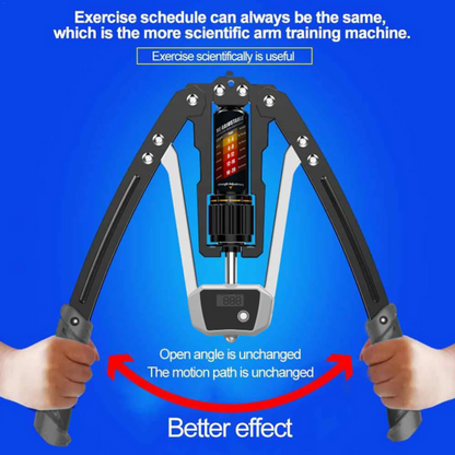 Adjustable Hydraulic Arm Strength Trainer (with LED counter)